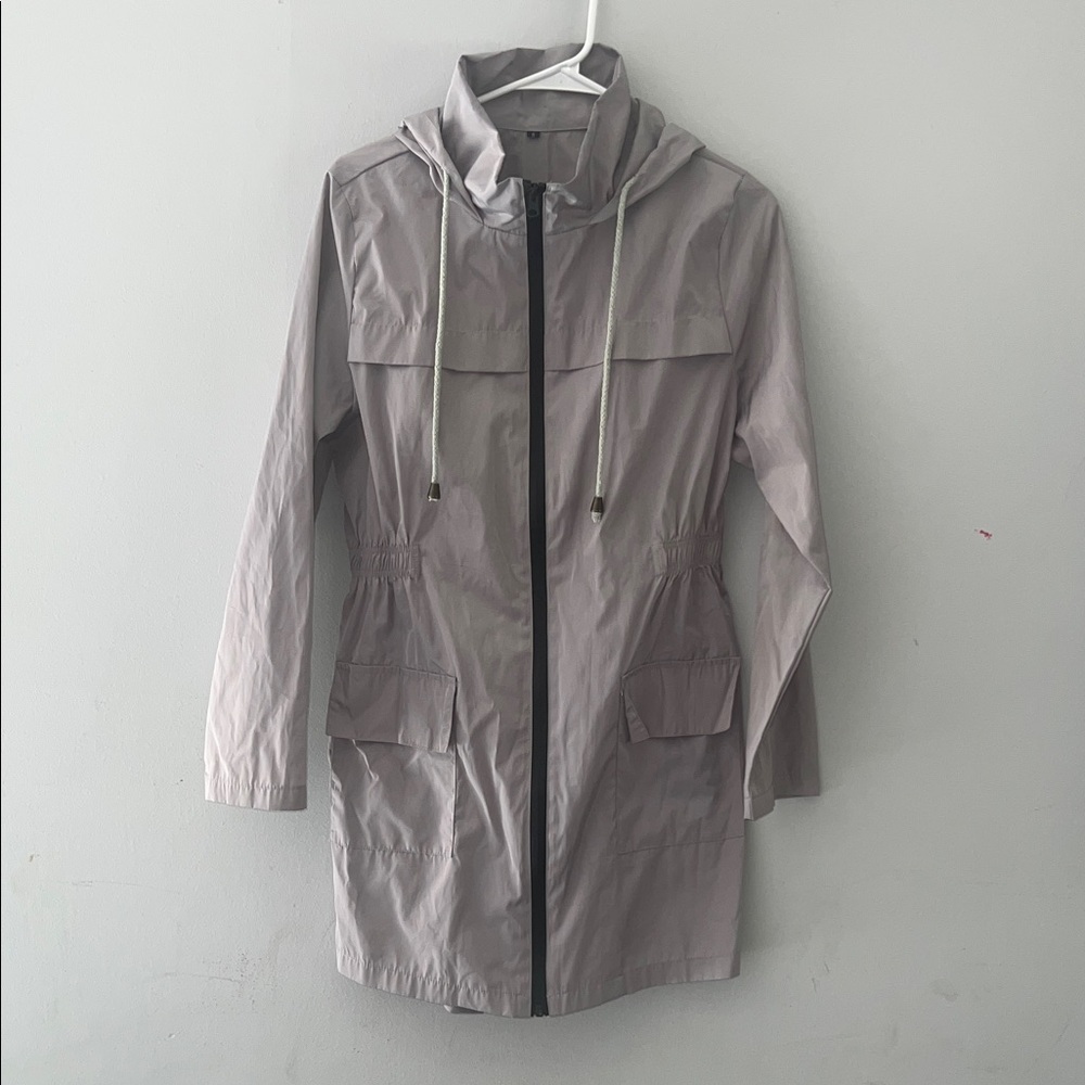 Women's Light Gray Utility Jacket. CAJA.‎ # 3